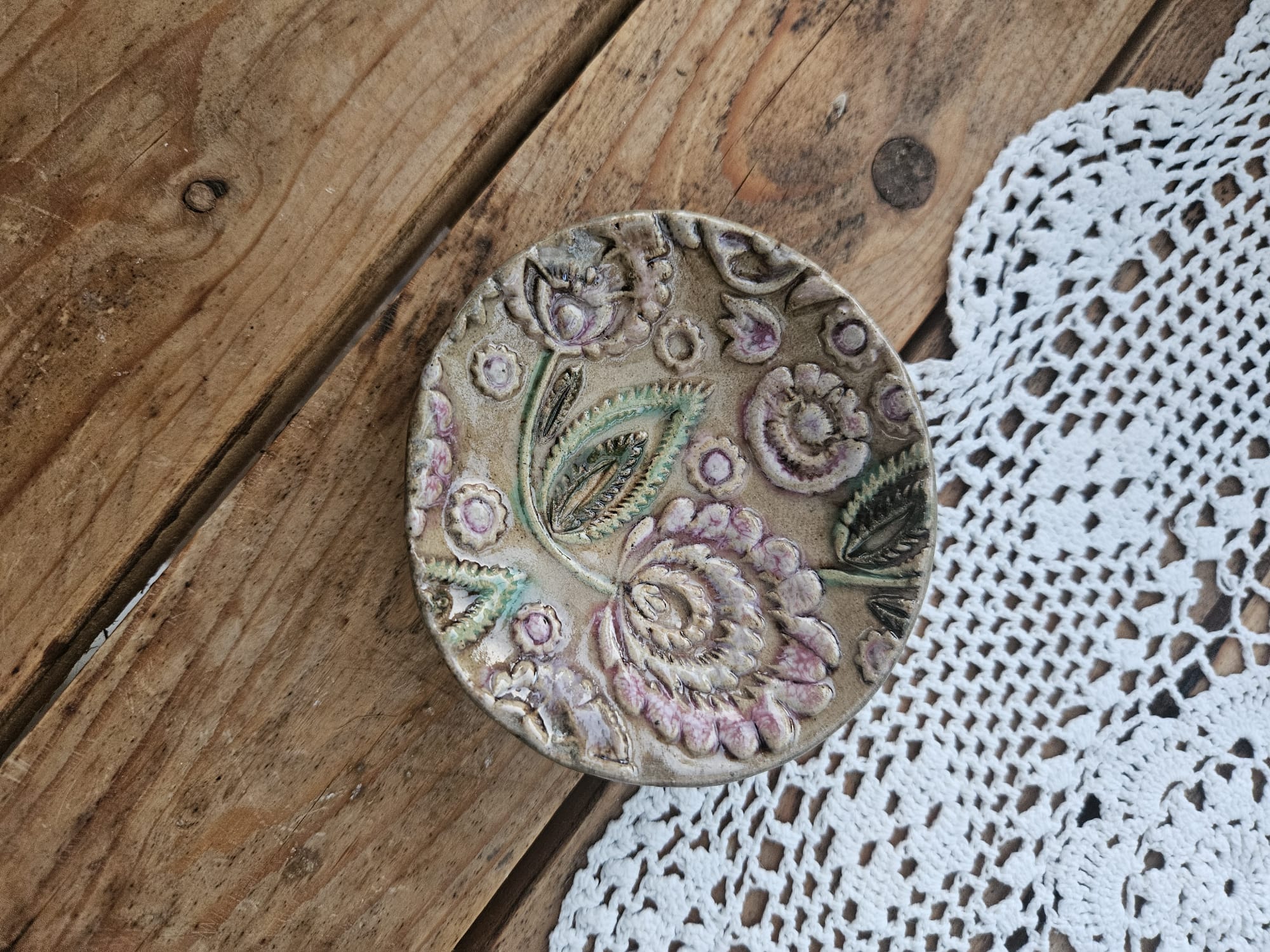 Handmade Ceramic Trinket Dish / Spoon Rest thumbnail 2