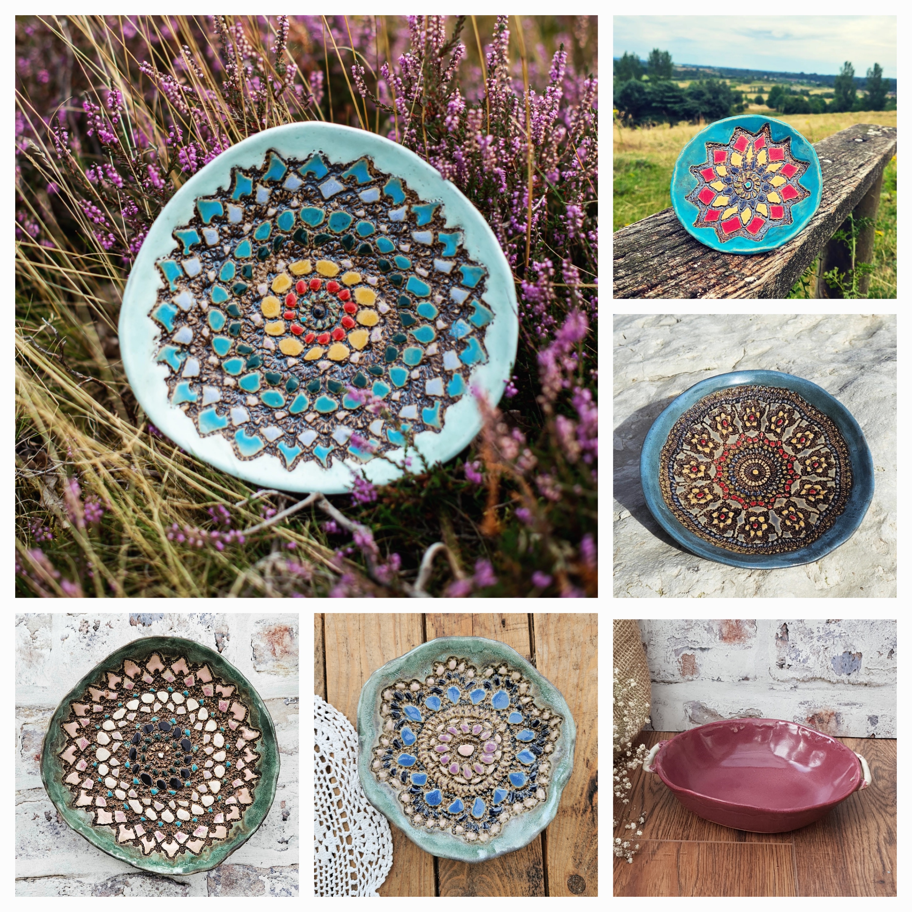 Mandala Bowls – Studio Gallery Selection ceramic piece