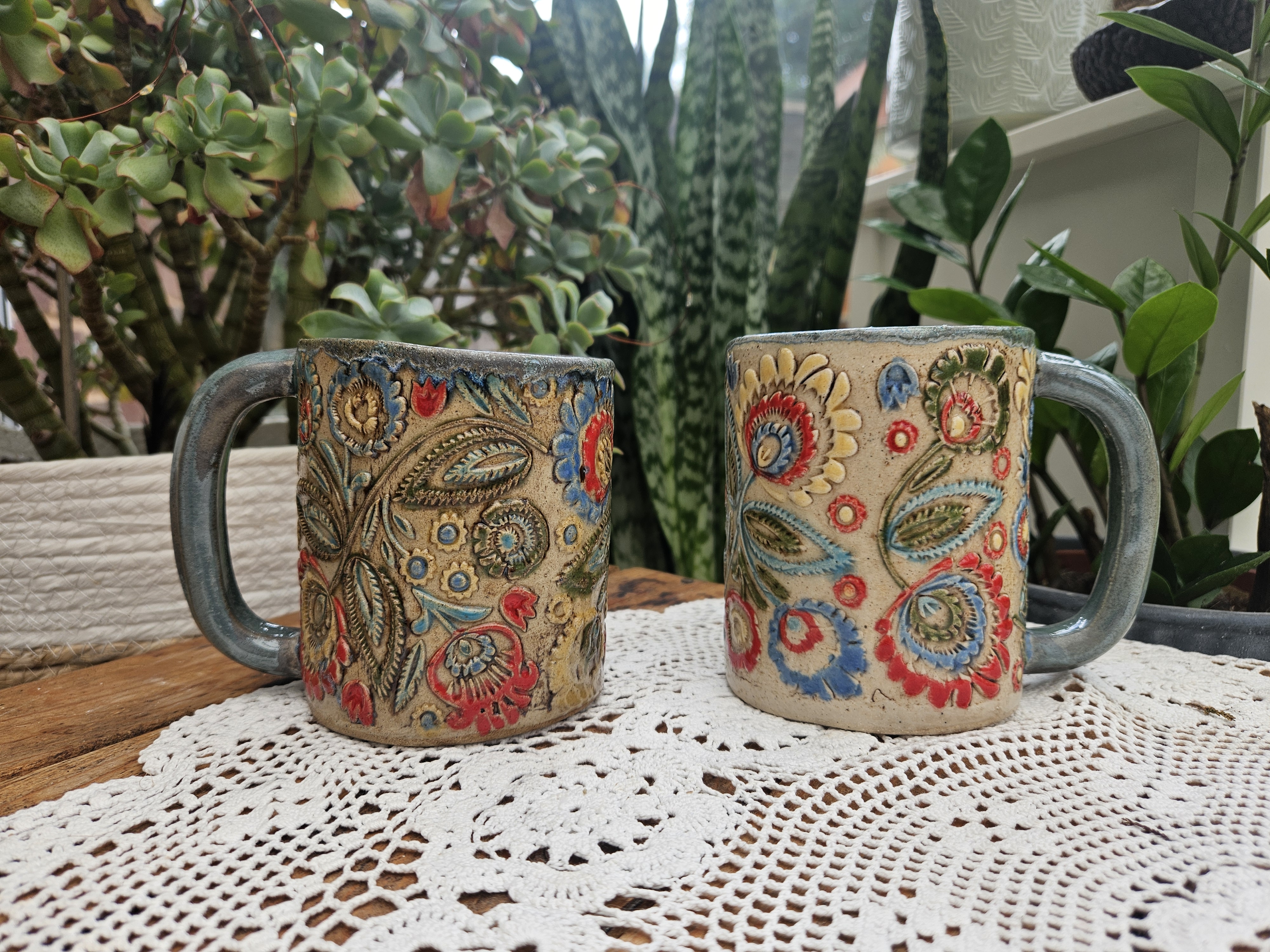 Floral Relief Mug Collection thumbnail 2