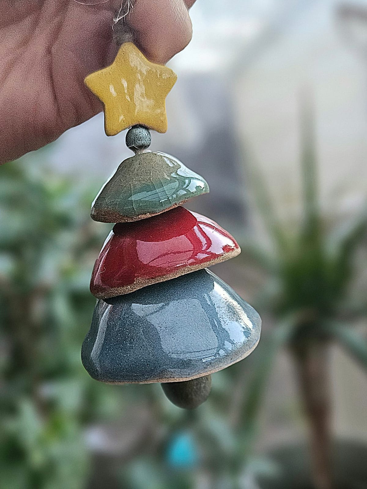 Handmade Ceramic Christmas Ornaments – Trees thumbnail 7