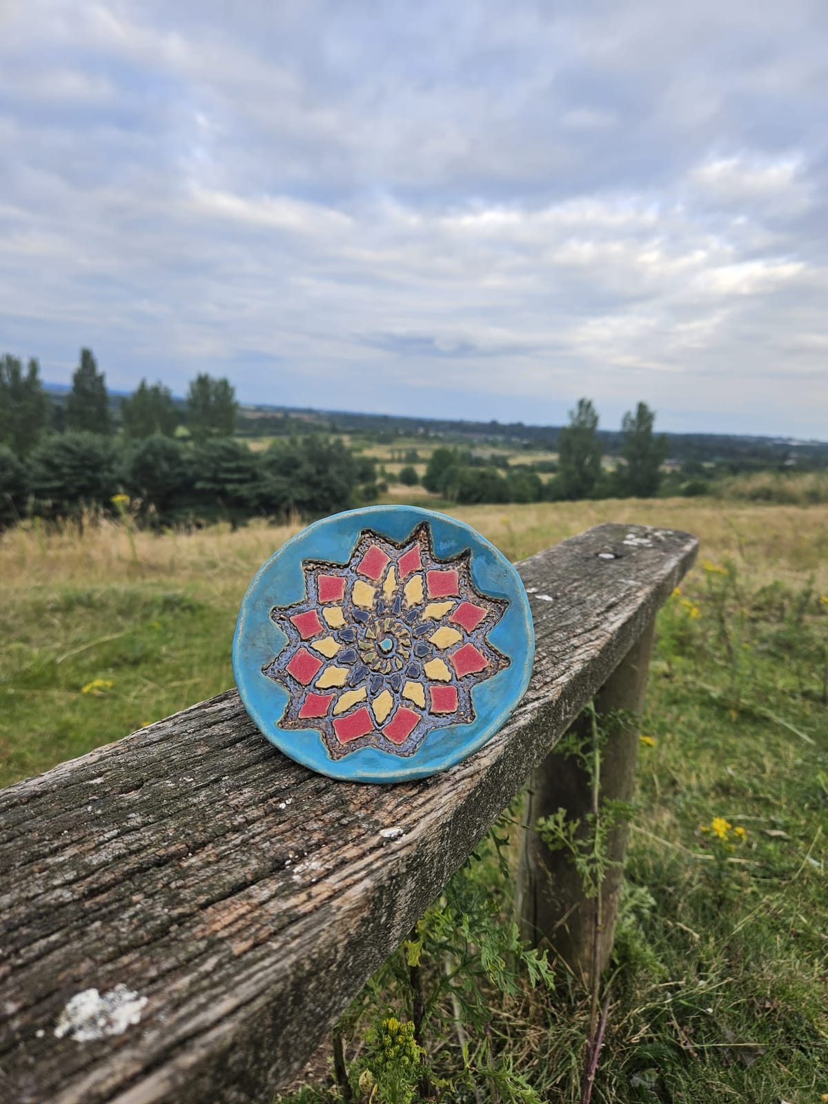 Ceramic Plates with Crochet Print thumbnail 11