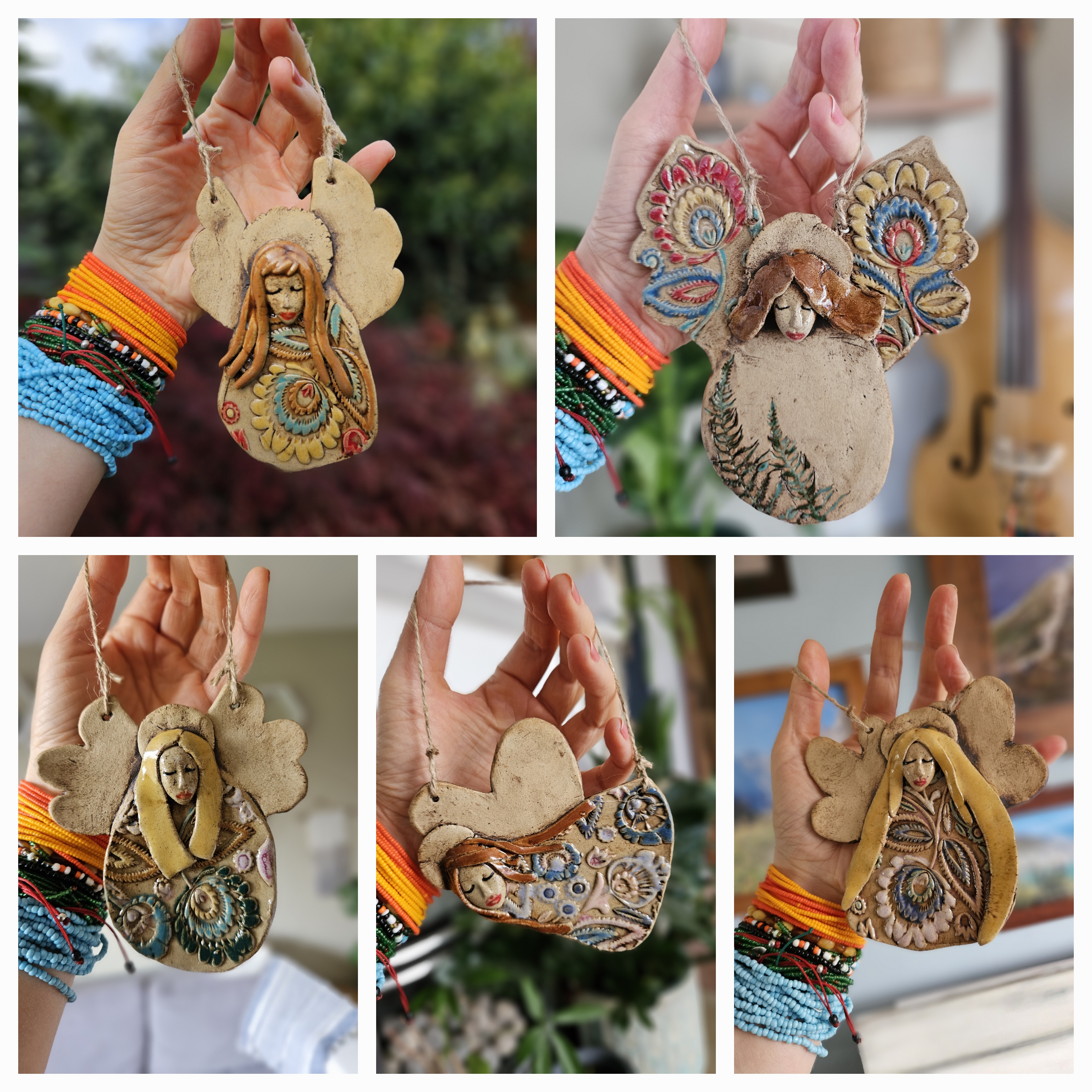 Holiday Ornaments – Angels, Reindeer & Trees (Assorted) thumbnail 3