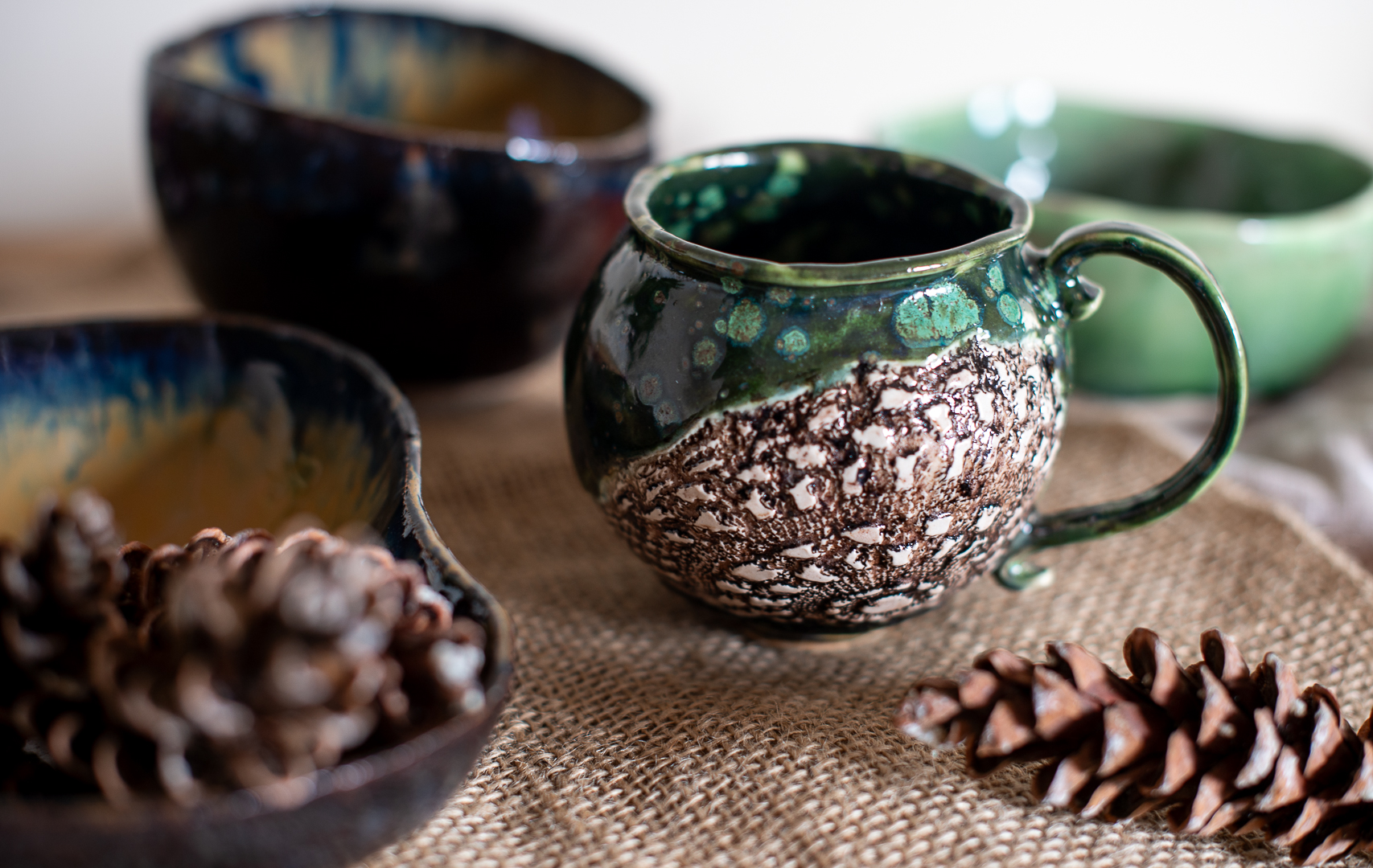 Forest Cauldron Mug — Studio Set ceramic piece