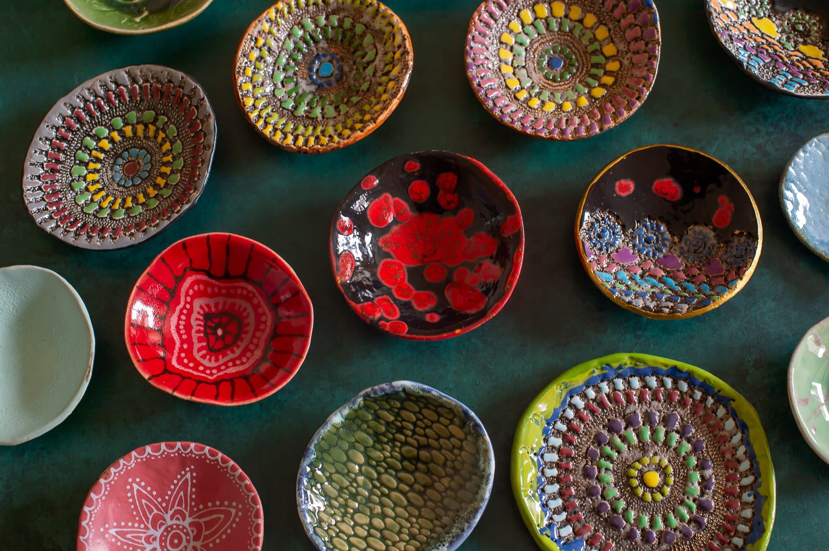 Ceramic workspace inside the Miss_CreativEve studio