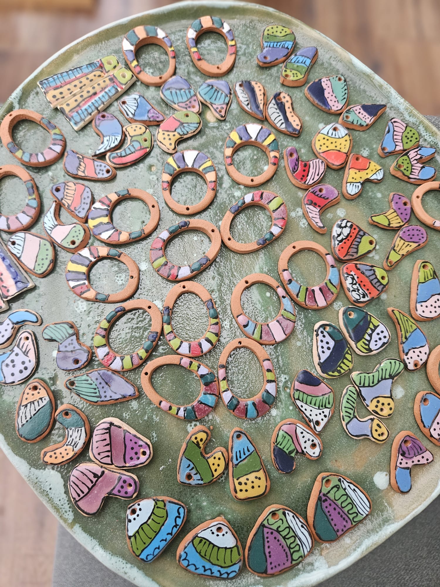 Ceramic workspace inside the Miss_CreativEve studio