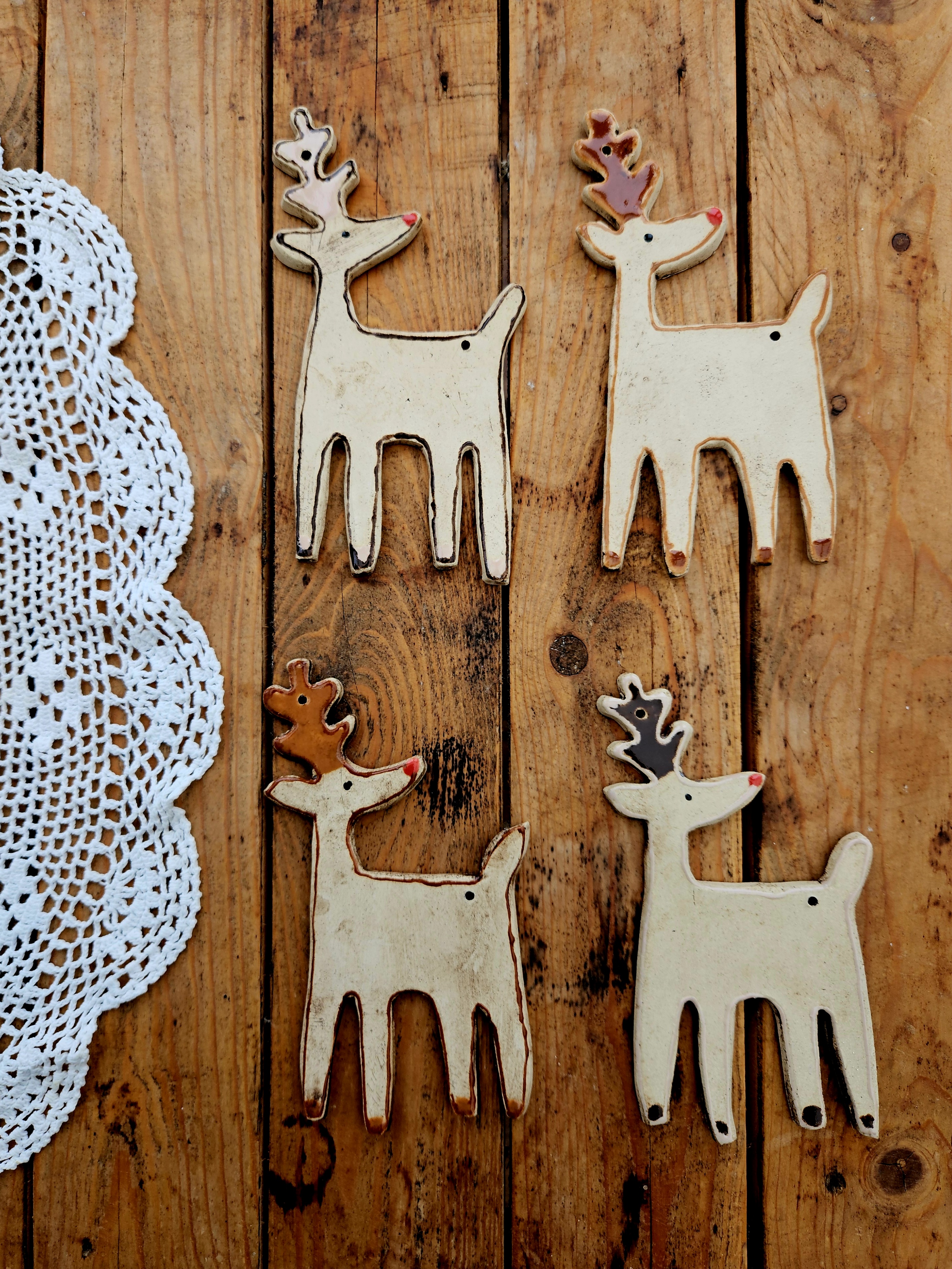 Minimal Reindeer Ornaments (Set of 4) thumbnail 2