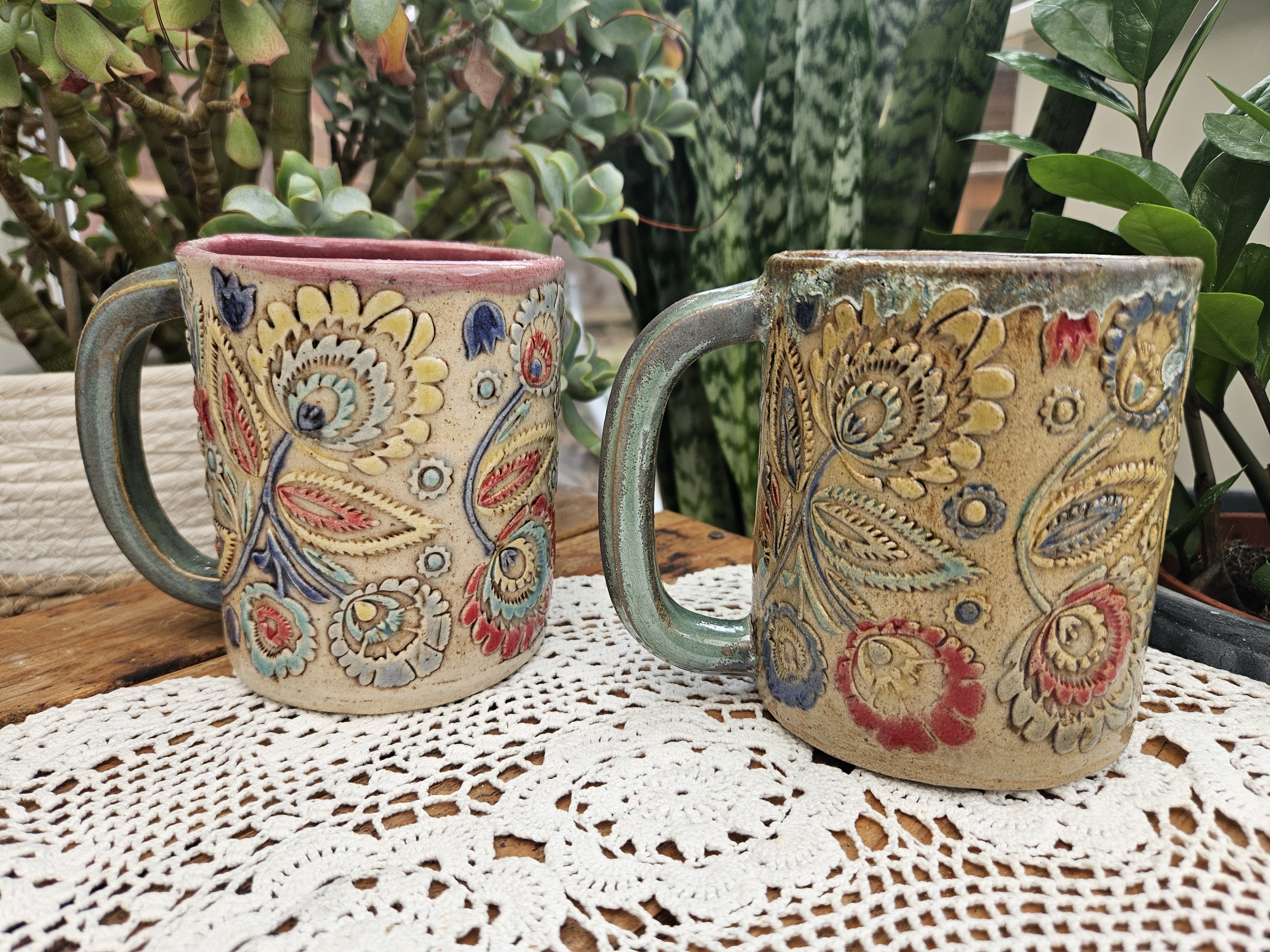 Floral Relief Mug Collection thumbnail 4